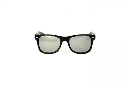 Carly - Matte Black Mirror Classic Sunglasses