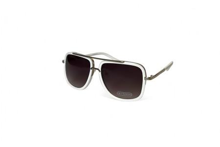 Knox - White chunky Aviator Sunglasses