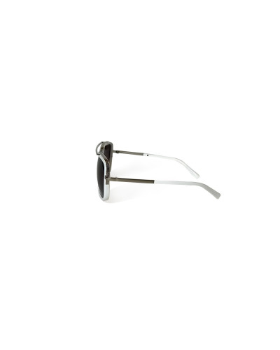 Knox - White chunky Aviator Sunglasses