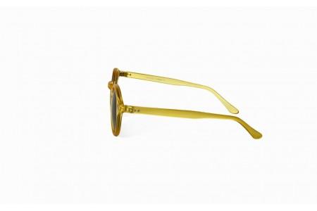 Johnny - Yellow Trans Round Sunnies side