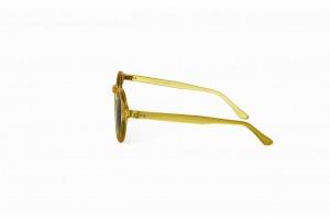 Johnny - Yellow Trans Round Sunnies side