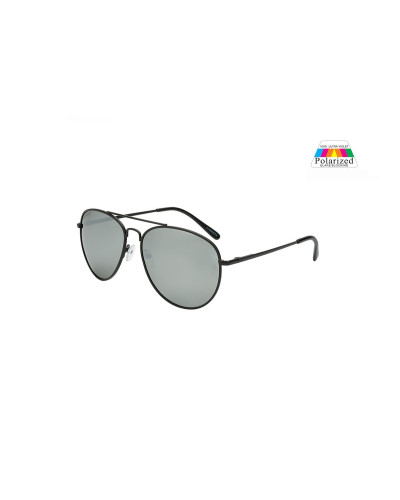 Pilot Aviator Polarised Sunglasses - Black Mirror