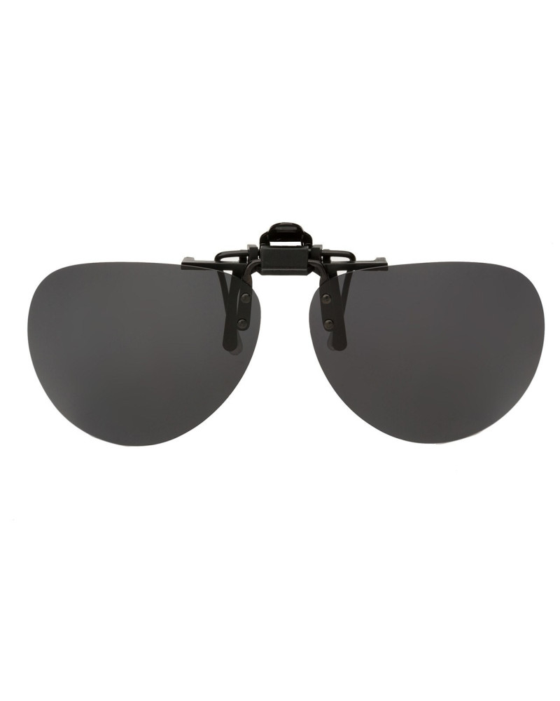 Psy – Polarised Clip on Sunglasses Aviator - Chrome