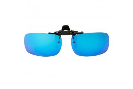 Priestly – Polarised Aviator Clip On Sunglasses Blue RV