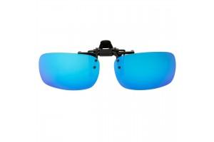 Priestly – Polarised Aviator Clip On Sunglasses Blue RV