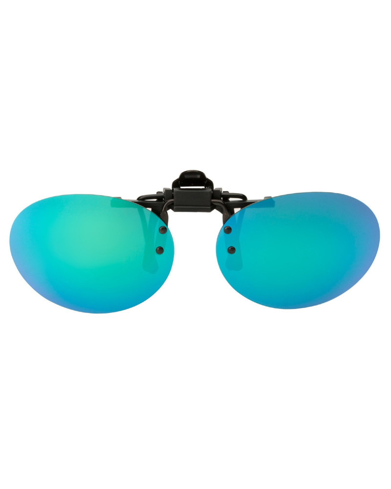 Osbourne – Round Clip On Sunglasses Green RV Polarised