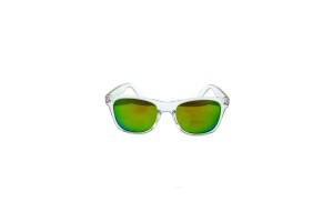 Mikey - Clear Green RV Kids Sunnies Front