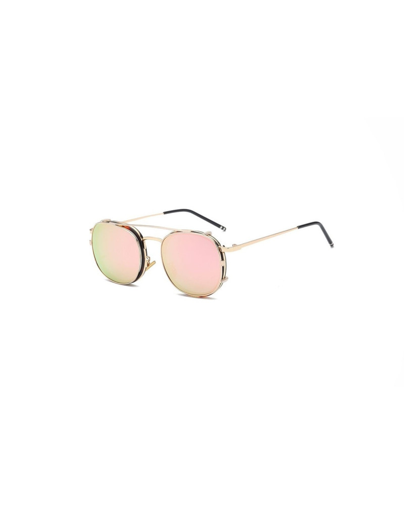 Sean - Rose Gold RV Clip on Sunglass