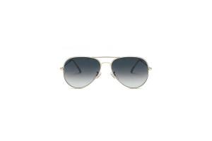 Hudson - Grey Aviator Sunglasses