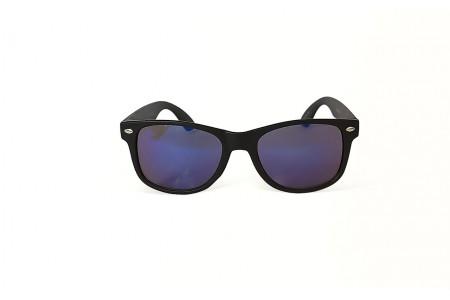 Mikey - Black Blue RV Kids Sunglasses front