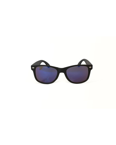 Mikey - Black Blue RV Kids Sunglasses front