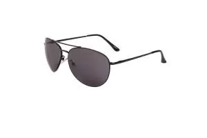 Mrs Smith - Black Aviator Sunglasses Small