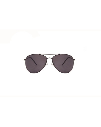 Mrs Smith - Black Aviator Sunglasses Front