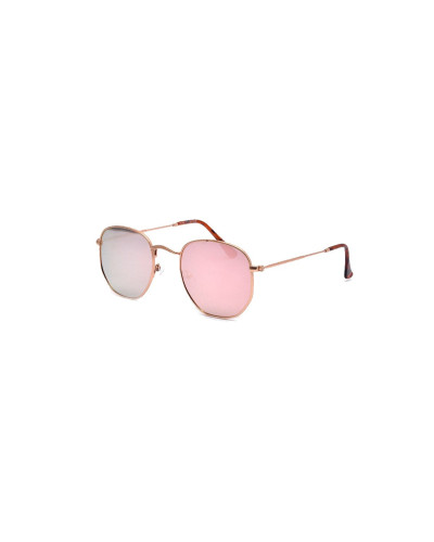 Drew - Rose Gold Round Sunglasses