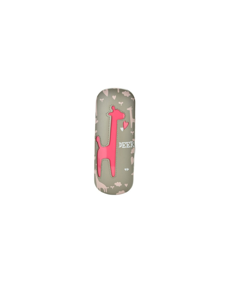 Kids Deer Glasses Hard Case - Pink