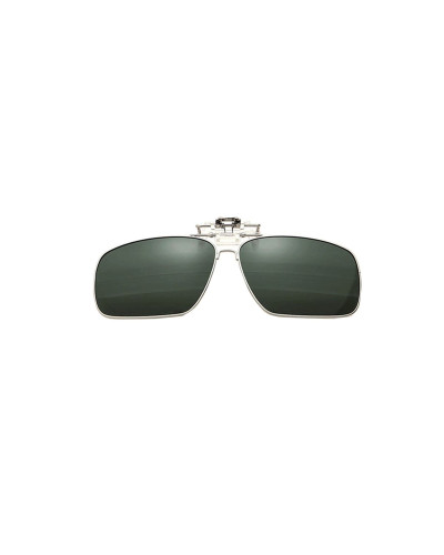 Donny - Large Polarised Clip-on Sunglasses - Black G15