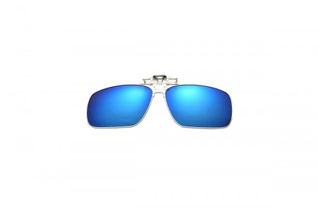 Donny - Large Polarised Clip-on Sunglasses Blue RV