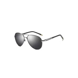 Cogan - Premium Gun Black Polarised Aviators