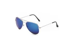 Aviator Revo - Blue Silver Sunglasses