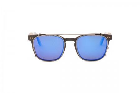 Hudson – Clip on Sunglasses Black Blue RV