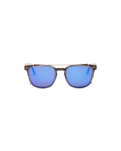 Hudson – Clip on Sunglasses Black Blue RV