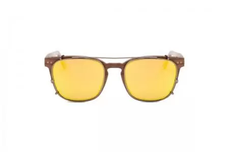 Hudson – Clip on Sunglasses Black Yellow RV