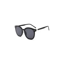 Bold Betty - Black Round Polarised Women's Sunglasses