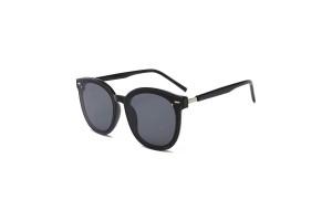 Bold Betty - Black Round Polarised Women's Sunglasses