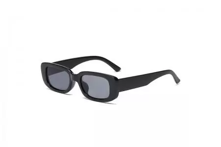 Samantha - Black rectangle Sunglasses