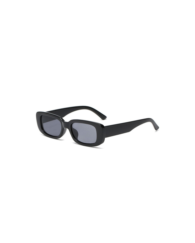 Samantha - Black rectangle Sunglasses