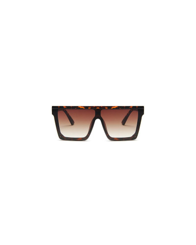 Jagger - Tort Oversized Flat Top Sunglasses