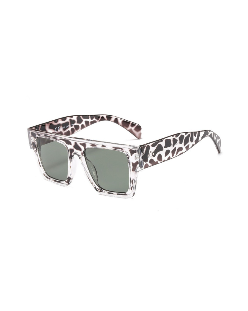 Al - Wild Tort Chunky Flat Top Sunglasses