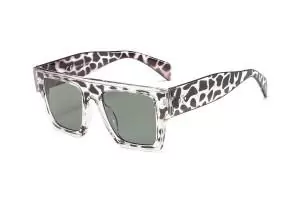 Al - Wild Tort Chunky Flat Top Sunglasses