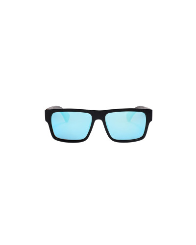 Ed Wood - Black Blue RV Polarised Wood Sunglasses Front