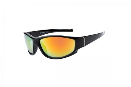 Harley Mens Black Orange RV Sports Sunglasses