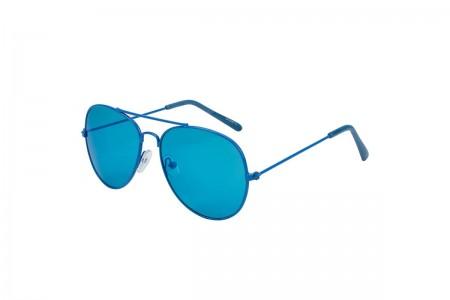 Blue RV Neon Aviator Sunglasses for Kids
