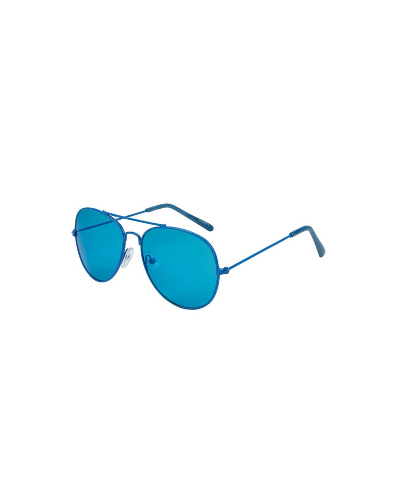 Blue RV Neon Aviator Sunglasses for Kids