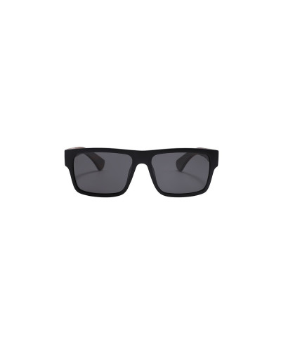 Premium Wood Flat Top Sunglasses - Ed Wood Black front