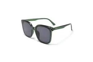 Double Dee - Green Oversized Sunglasses