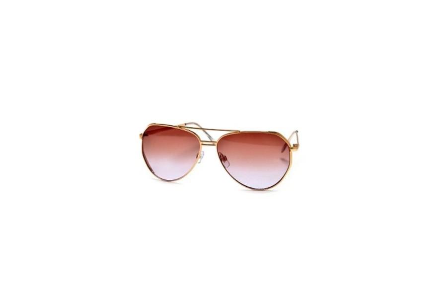 Guarded - Bold Aviator Gold Brown Lens
