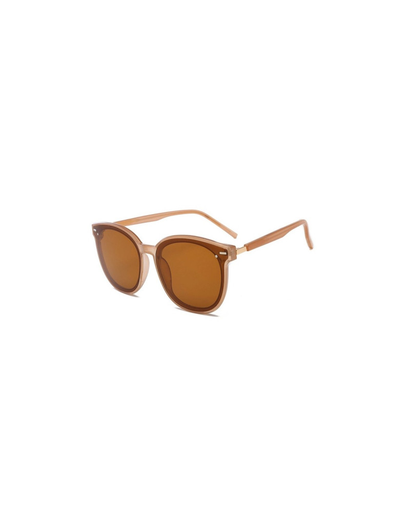 Bold Betty - Round Brown Polarised Sunglasses