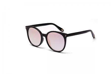 Zsa Zsa - Classic Black PInk RV Round Women's Sunglasses