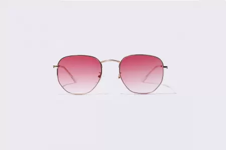Mila - Light Pink Round Sunglasses