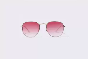 Mila - Light Pink Round Sunglasses