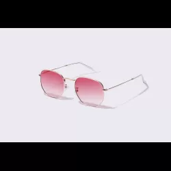 Mila - Pink Round Light Lens Sunglasses for Women