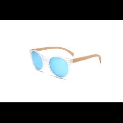 Skylar - Clear Blue RV Polarised Wood Sunglasses