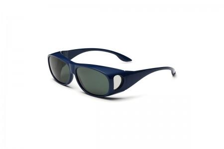 Polarised regular fitover sunglasses - Blue