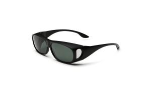 Polarised regular fitover sunglasses - Matte Black G15