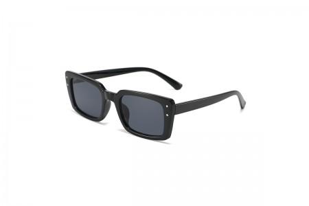 Mika - Black Rectangle Sunglasses
