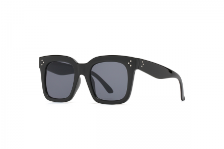 Tyra - Black Square Sunglasses